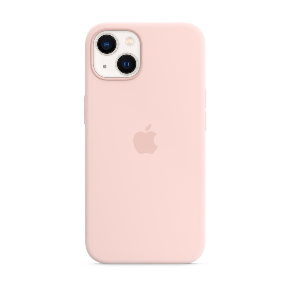 NWT iPhone 13 Silicone Case with MagSafe - Chalk Pink
